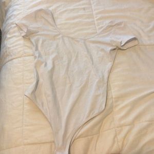 plain white bodysuit